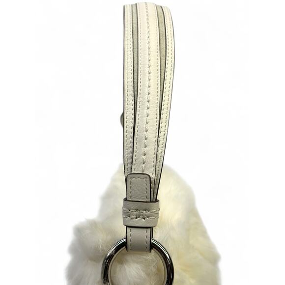 Coach Vintage Y2K Rabbit Fur Trim Puffer Shoulder Bag - Picture 10 of 16
